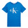 Textil Děti Trička s krátkým rukávem Calvin Klein Jeans MONOGRAM LOGO T-SHIRT Modrá
