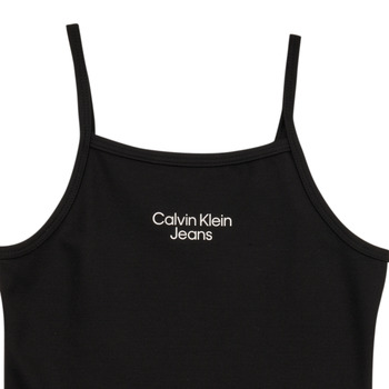Calvin Klein Jeans STACK LOGO PUNTO STRAP Černá