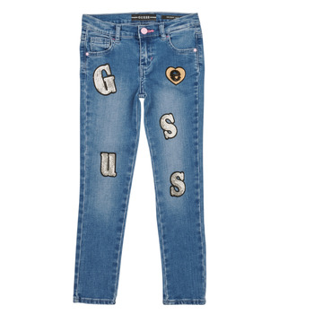 Textil Dívčí Rifle slim Guess DENIM FIT PANTS Modrá
