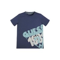 Textil Chlapecké Trička s krátkým rukávem Guess SS T SHIRT Tmavě modrá