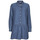 Textil Ženy Krátké šaty Tommy Jeans TJW CHAMBRAY SHIRT DRESS Modrá