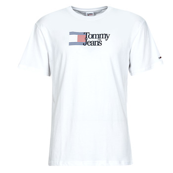 Textil Muži Trička s krátkým rukávem Tommy Jeans TJM CLSC RWB CHEST LOGO TEE Bílá