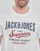 Textil Muži Trička s krátkým rukávem Jack & Jones JJELOGO TEE SS O-NECK Krémově bílá