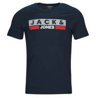 Textil Muži Trička s krátkým rukávem Jack & Jones JJECORP LOGO TEE SS O-NECK Tmavě modrá