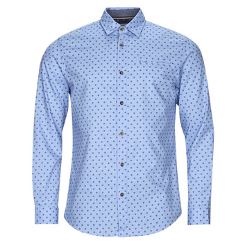 Textil Muži Košile s dlouhymi rukávy Jack & Jones JJETREKOTA DETAIL SHIRT LS Modrá