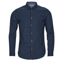 Textil Muži Košile s dlouhymi rukávy Jack & Jones JJETREKOTA DETAIL SHIRT LS Tmavě modrá