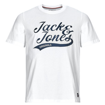 Textil Muži Trička s krátkým rukávem Jack & Jones JORTREVOR UPSCALE SS TEE CREW NECK Bílá