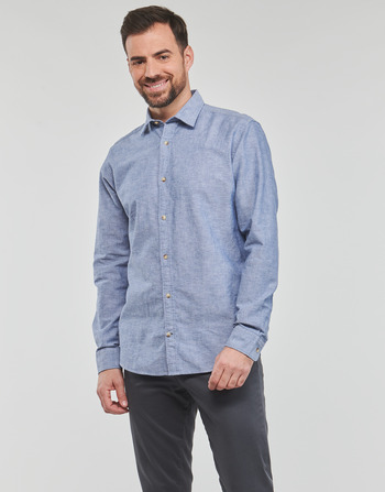 Textil Muži Košile s dlouhymi rukávy Jack & Jones JJESUMMER SHIRT L/S Modrá