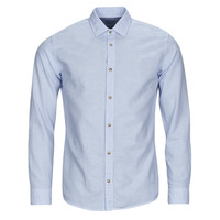 Textil Muži Košile s dlouhymi rukávy Jack & Jones JJESUMMER SHIRT L/S Modrá