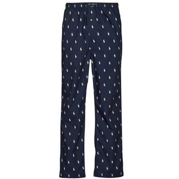 Textil Pyžamo / Noční košile Polo Ralph Lauren SLEEPWEAR-PJ PANT-SLEEP-BOTTOM Tmavě modrá / Bílá