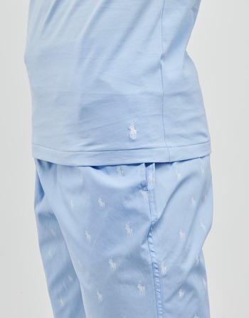 Polo Ralph Lauren 3 PACK CREW UNDERSHIRT Modrá / Tmavě modrá / Modrá / Nebeská modř