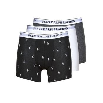 Spodní prádlo Muži Boxerky Polo Ralph Lauren UNDERWEAR-BOXER BRIEF-3 PACK-BOXER BRIEF Černá / Bílá / Šedá / Bílá