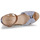 Boty Ženy Sandály Tom Tailor 5390211 Modrá / Hnědá / Bílá
