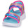 Boty Dívčí Sportovní sandály Skechers HEART LIGHTS SANDALS Růžová / Modrá
