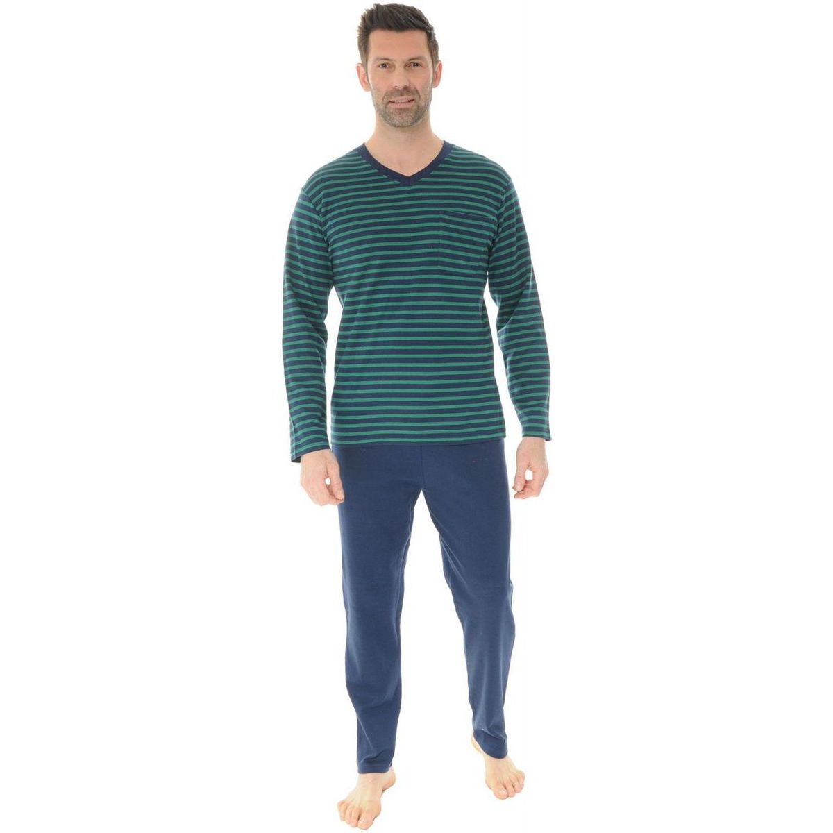 Textil Muži Pyžamo / Noční košile Christian Cane SAMY Modrá