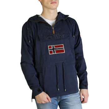 Textil Muži Teplákové bundy Geographical Norway - Chomer_man Modrá