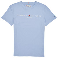 Textil Děti Trička s krátkým rukávem Tommy Hilfiger U ESSENTIAL Modrá