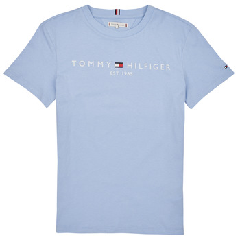 Textil Děti Trička s krátkým rukávem Tommy Hilfiger U ESSENTIAL Modrá