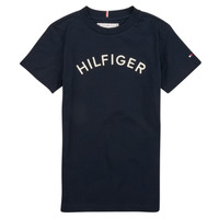 Textil Děti Trička s krátkým rukávem Tommy Hilfiger U HILFIGER ARCHED TEE Tmavě modrá