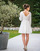 Textil Ženy Krátké šaty Céleste SIXTINE Krémově bílá