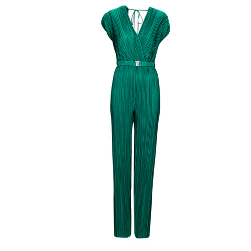 Textil Ženy Overaly / Kalhoty s laclem Moony Mood DELUNE Zelená