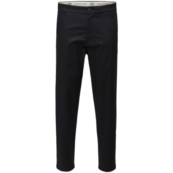 Selected Kalhoty Slim Tape Repton 172 Flex Pants - Black - Černá