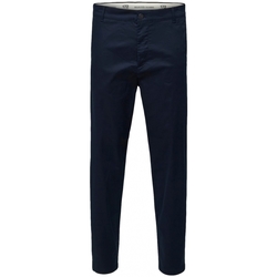 Textil Muži Kalhoty Selected Slim Tape Repton 172 Flex Pants - Dark Sapphire Modrá