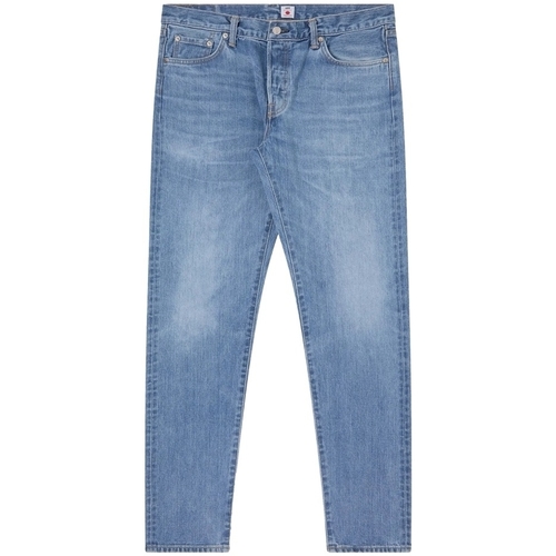 Textil Muži Kalhoty Edwin Regular Tapered Jeans - Blue Light Used Modrá