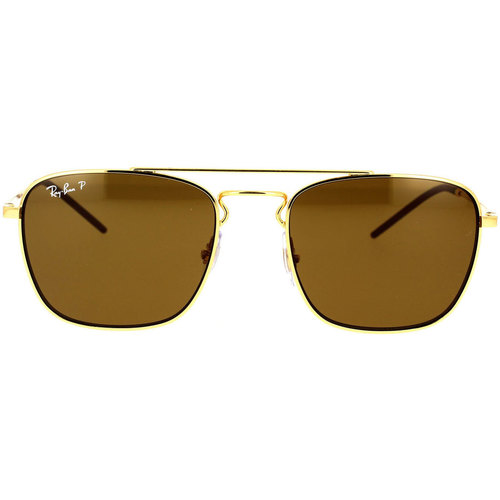 Hodinky & Bižuterie sluneční brýle Ray-ban Occhiali da Sole  RB3588 925083 Polarizzati Zlatá