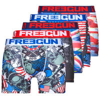 Spodní prádlo Muži Boxerky Freegun BOXERS DRAPEAUX X5           