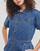 Textil Ženy Overaly / Kalhoty s laclem Molly Bracken  Modrá / Džínová modř