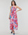 Textil Ženy Společenské šaty Molly Bracken ALICE Růžová / Modrá