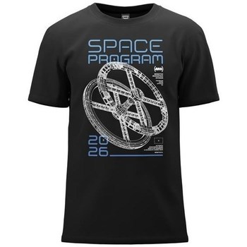 Textil Muži Trička s krátkým rukávem Monotox Space Program Černá