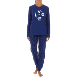 Textil Ženy Pyžamo / Noční košile Kisses And Love KL45184 Modrá