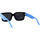 Hodinky & Bižuterie sluneční brýle Leziff Occhiali da Sole  Valencia M4554 C01 Nero Celeste Other