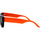 Hodinky & Bižuterie sluneční brýle Leziff Occhiali da Sole  Valencia M4554 C04 Nero Arancione Bílá