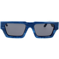 Hodinky & Bižuterie Děti sluneční brýle Leziff Occhiali da Sole  Miami M4939 C07 Marmo Blu Modrá