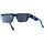 Hodinky & Bižuterie sluneční brýle Leziff Occhiali da Sole  Miami M4939 C07 Marmo Blu Modrá