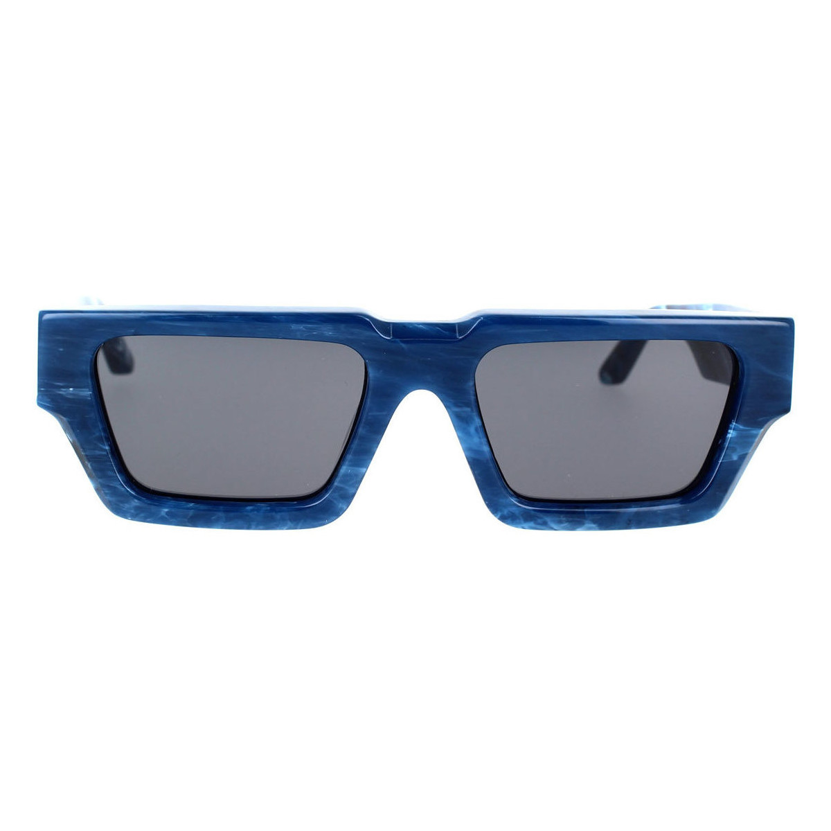 Hodinky & Bižuterie sluneční brýle Leziff Occhiali da Sole  Miami M4939 C07 Marmo Blu Modrá