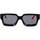 Hodinky & Bižuterie sluneční brýle Leziff Occhiali da Sole  Valencia M4554 C05 Nero Rosso Červená