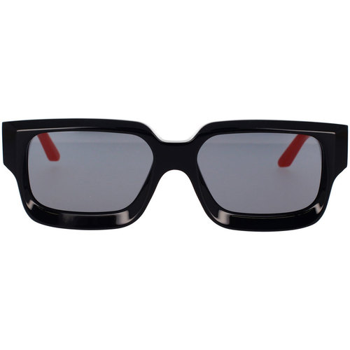 Hodinky & Bižuterie sluneční brýle Leziff Occhiali da Sole  Valencia M4554 C05 Nero Rosso Červená