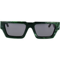 Hodinky & Bižuterie Děti sluneční brýle Leziff Occhiali da Sole  Miami M4939 C08 Marmo Verde Zelená