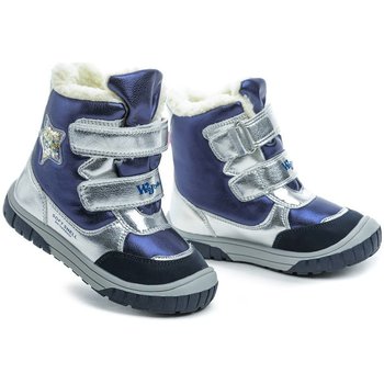 Wojtylko 3Z23030 modré dětské zimní boty Modrá
