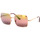 Hodinky & Bižuterie sluneční brýle Ray-ban Occhiali da Sole  Square RB1971 9202G9 Polarizzati Růžová