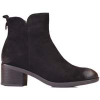 Boty Ženy Kotníkové boty Vinceza Zajímavé dámské černé  kotníčkové boty na širokém podpatku 