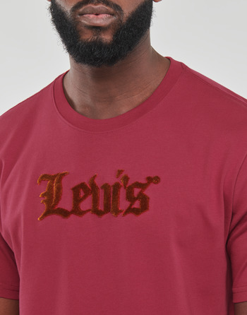 Levi's SS RELAXED FIT TEE Bordó