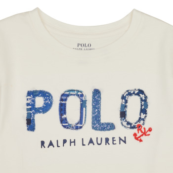 Polo Ralph Lauren SS POLO TEE-KNIT SHIRTS-T-SHIRT Bílá