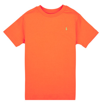 Textil Chlapecké Trička s krátkým rukávem Polo Ralph Lauren SS CN-TOPS-T-SHIRT Oranžová