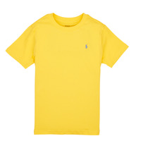Textil Chlapecké Trička s krátkým rukávem Polo Ralph Lauren SS CN-TOPS-T-SHIRT Žlutá