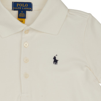 Polo Ralph Lauren SS KC DRESS-DRESSES-DAY DRESS Krémově bílá